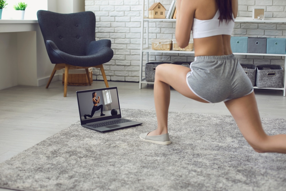 Online fitness at home